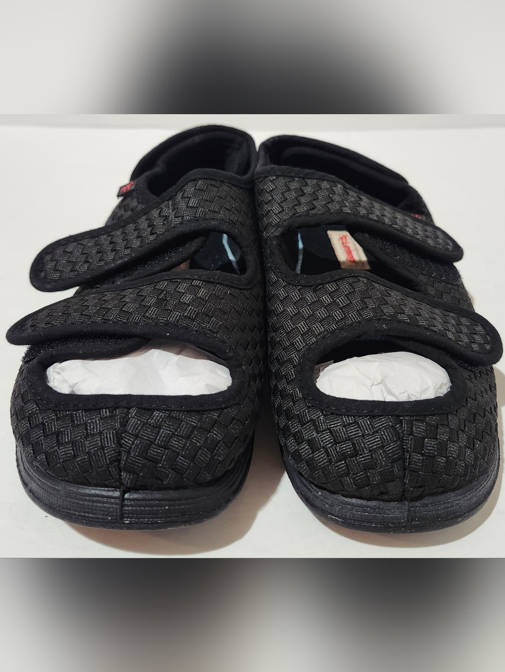 Lesvago Open Toe Diabetic Sandals Adjustable Width Shoes Mens 9 Womens 11